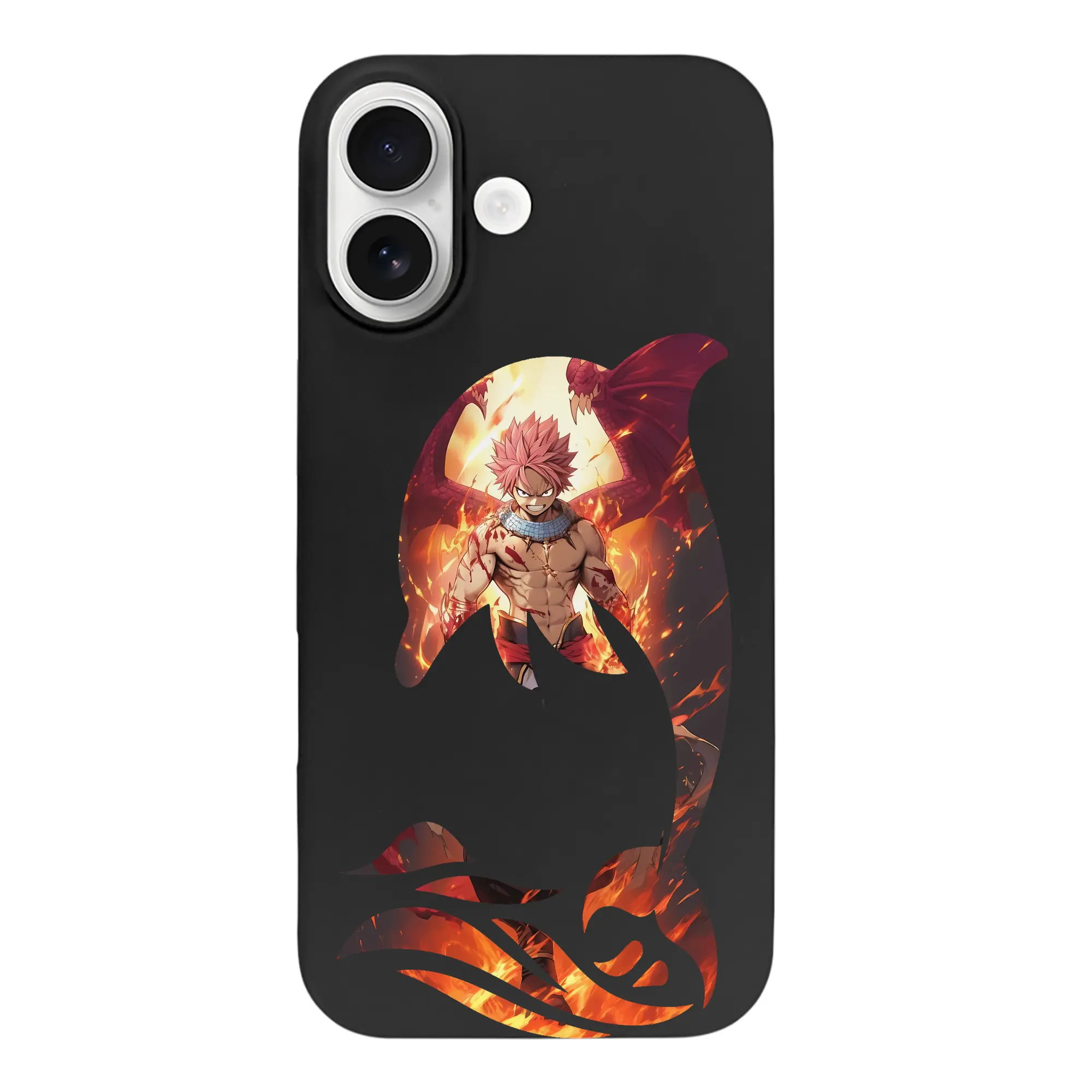 フェアリーテイル グッズ ナツ・ドラグニル - iPhone 17 シリーズ シリコンケース 薄型 耐衝撃 指紋防止 ソフトタッチカバー 精密フィット 傷防止 保護ケース iPhone 17/17 Air/17 Pro/17 Pro Max 対応